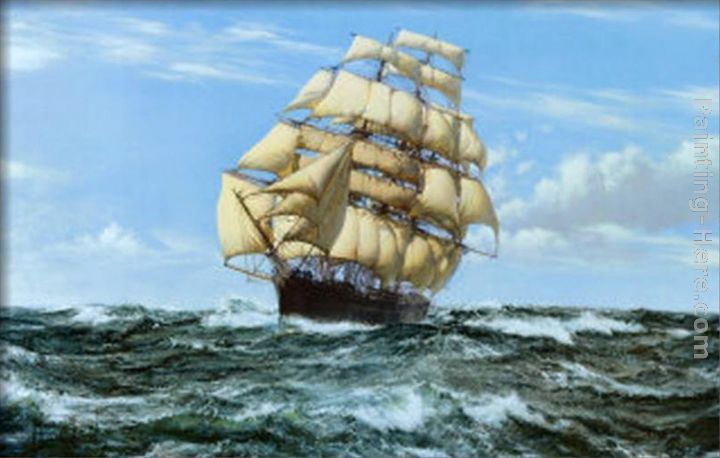 Racing Home, The Cutty Sark painting - Montague Dawson Racing Home, The Cutty Sark art painting